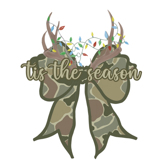 Camo Bow with Antlers