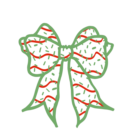 Christmas Cake Bow