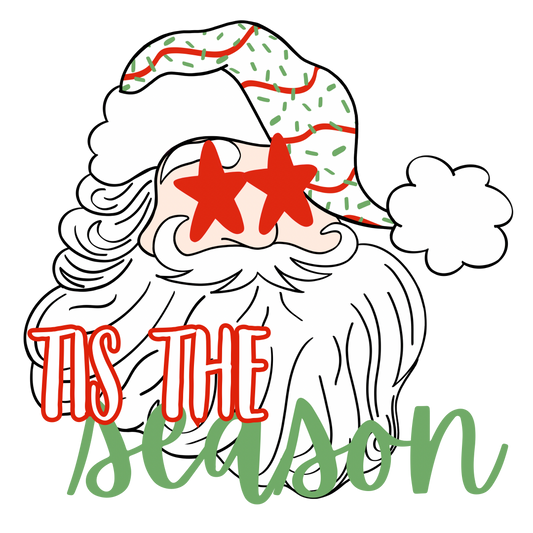 Christmas Tree Cake Santa