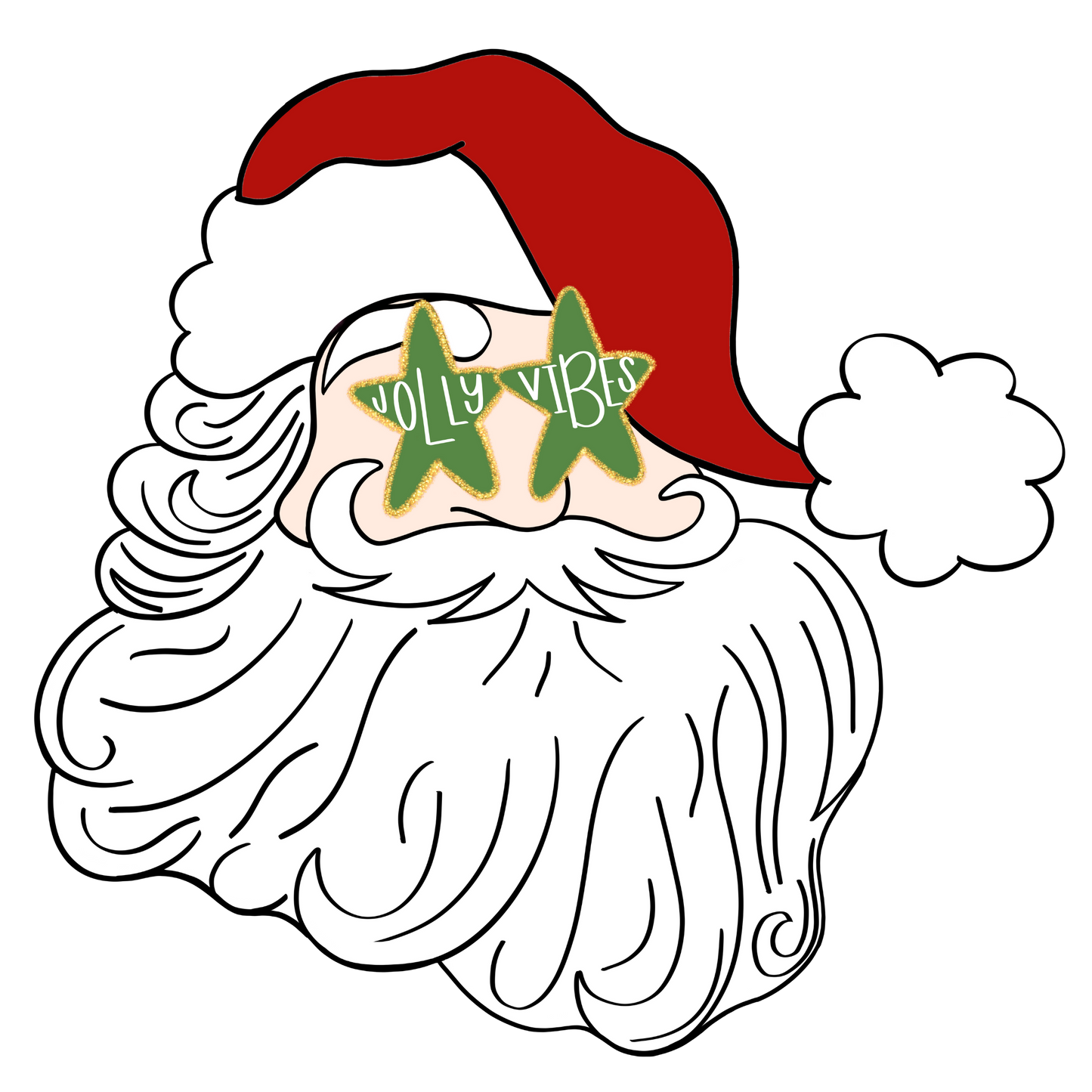 Jolly Vibes Santa