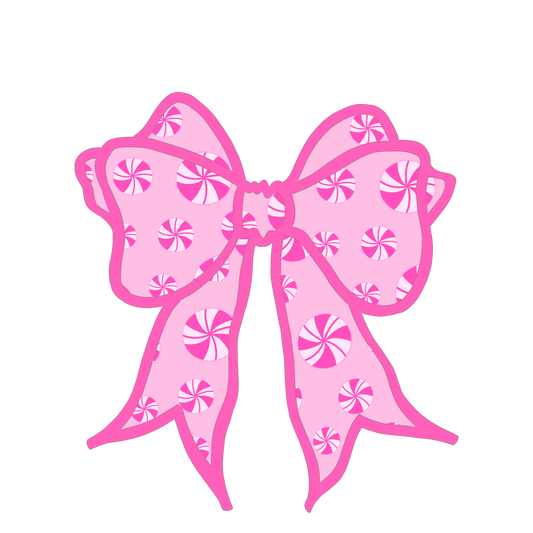 Pink Peppermint Bow